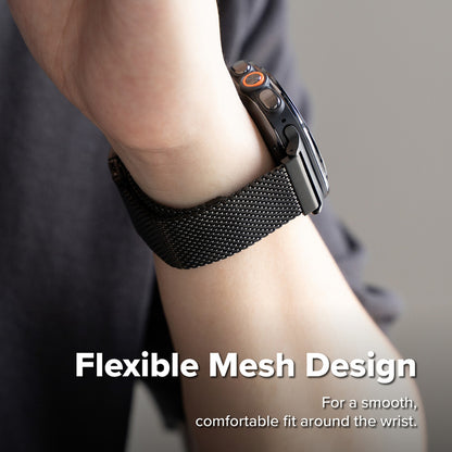 Curea Ringke Metal One Mesh pentru Samsung Galaxy Watch Ultra2, Neagra