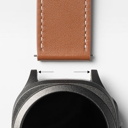 Curea Ringke One Basic Bold pentru Fossil Watch / Mobvoi Watch / Suunto Watch Series, 24mm, Maro