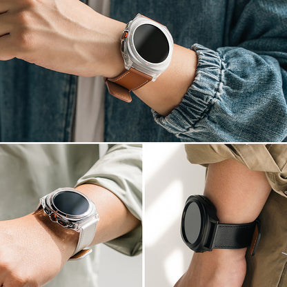 Curea Ringke One Basic Bold pentru Fossil Watch / Mobvoi Watch / Suunto Watch Series, 24mm, Maro