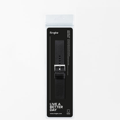 Curea Ringke One Basic Bold pentru Fossil Watch / Mobvoi Watch / Suunto Watch Series, 24mm, Neagra