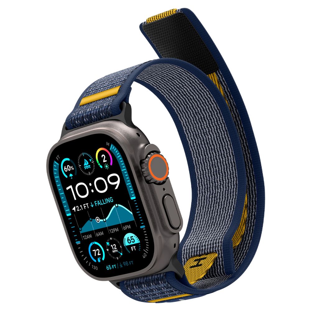 Curea Spigen Athlex Air pentru Apple Watch 49mm / 46mm / 45mm / 44mm Series, Bleumarin