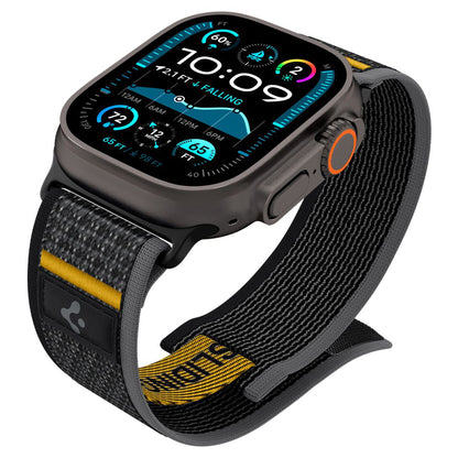 Curea Spigen Athlex Air pentru Apple Watch 49mm / 46mm / 45mm / 44mm Series, Neagra AMP09033
