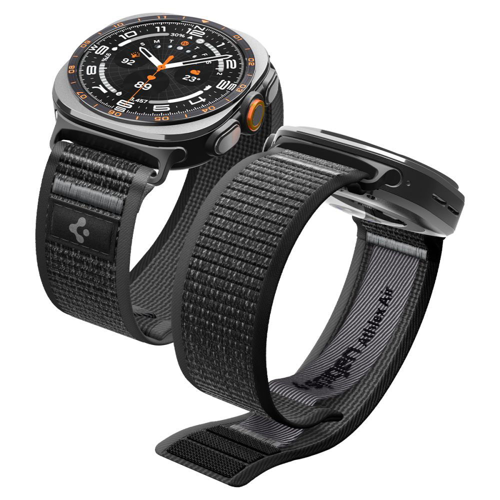 Curea Spigen Athlex Air pentru Samsung Galaxy Watch Ultra Series, Neagra Gri AMP11614