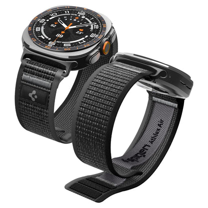Curea Spigen Athlex Air pentru Samsung Galaxy Watch Ultra Series, Neagra Gri AMP11614