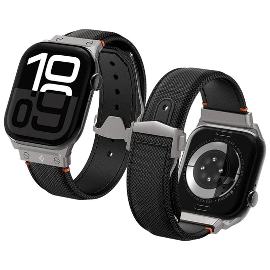 Curea Spigen Classic Fit pentru Apple Watch 49mm / 46mm / 45mm / 44mm / 42mm Series, Neagra AMP09304