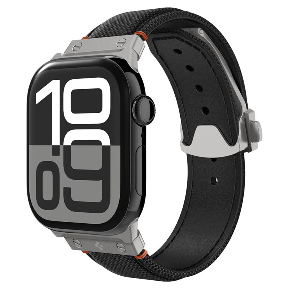 Curea Spigen Classic Fit pentru Apple Watch 49mm / 46mm / 45mm / 44mm / 42mm Series, Neagra AMP09304