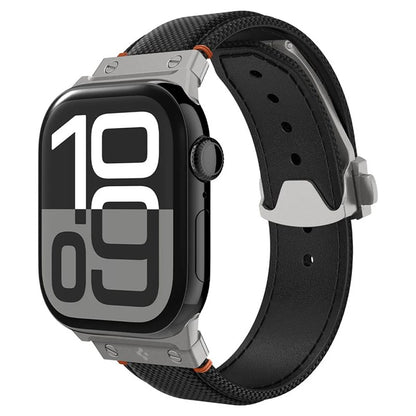 Curea Spigen Classic Fit pentru Apple Watch 49mm / 46mm / 45mm / 44mm / 42mm Series, Neagra AMP09304