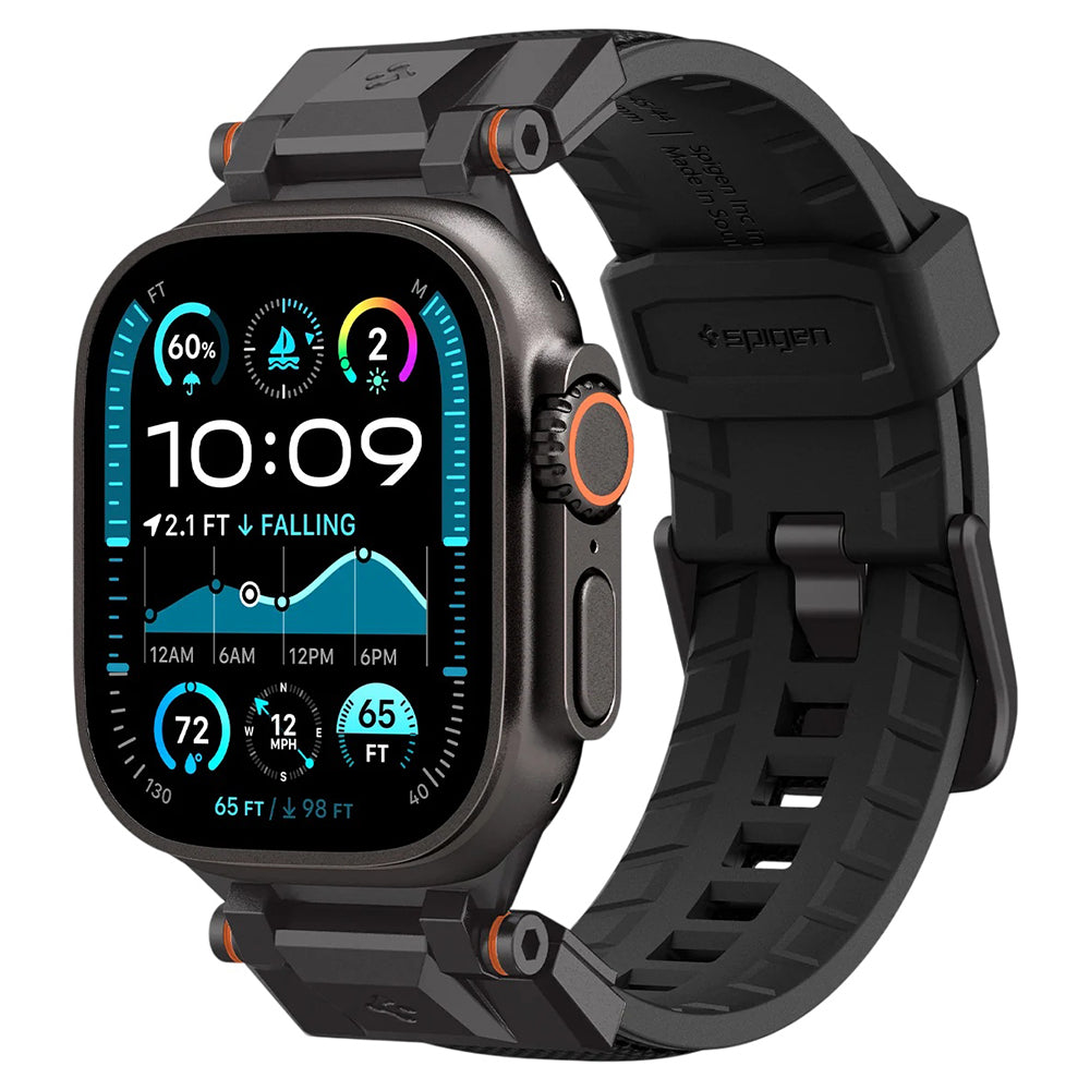 Curea Spigen DuraPro Armor pentru Apple Watch 49mm / 46mm / 45mm / 44mm / 42mm Series, Neagra AMP06065