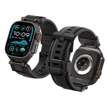 Curea Spigen DuraPro Armor pentru Apple Watch 49mm / 46mm / 45mm / 44mm / 42mm Series, Neagra AMP06065