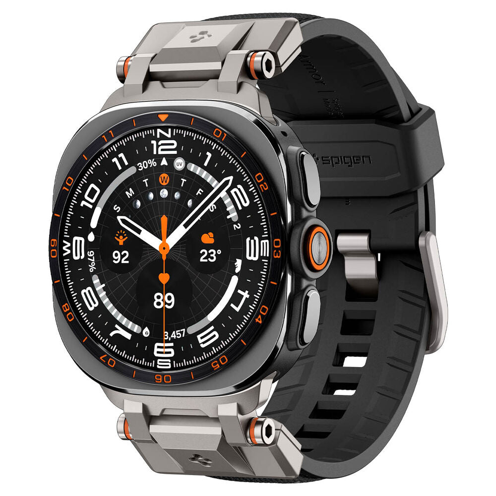 Curea Spigen DuraPro Armor pentru Samsung Galaxy Watch Ultra Series, Neagra AMP11615