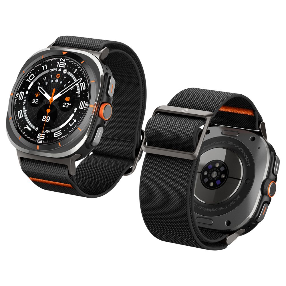 Curea Spigen Fit Lite pentru Samsung Galaxy Watch Ultra, Neagra AMP08772