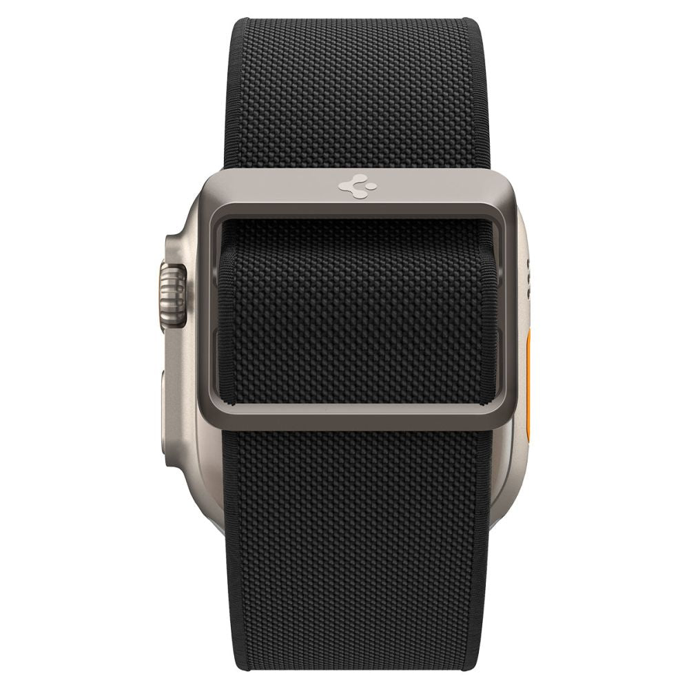 Curea Spigen Fit Lite Ultra pentru Apple Watch 49mm / 46mm / 45mm / 44mm / 42mm Series, Neagra AMP05983