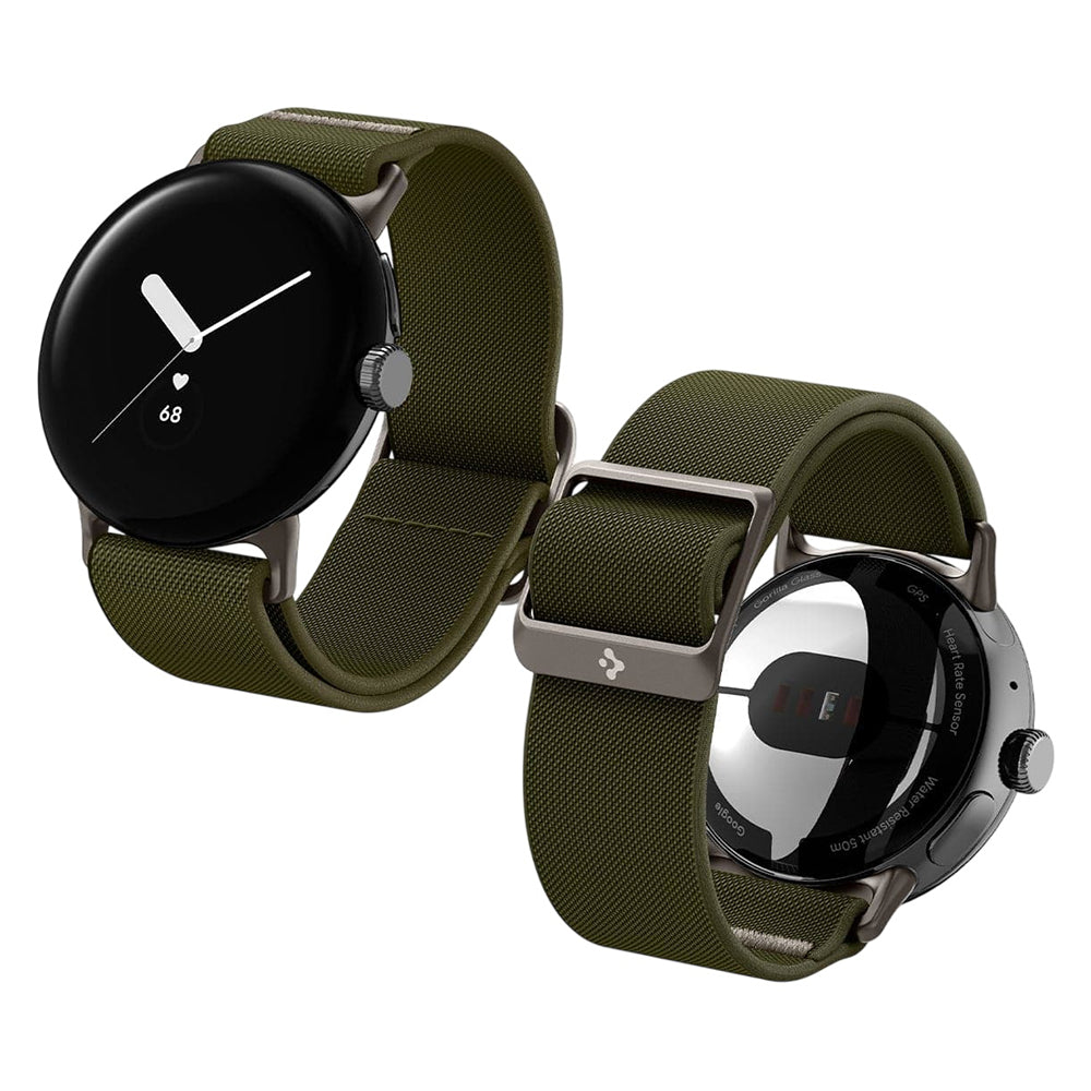 Curea Spigen Lite Fit pentru Google Pixel Watch 41mm Series, Kaki AMP07608