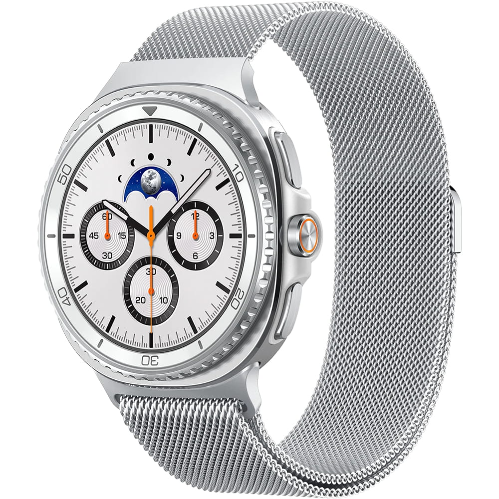 Curea Spigen Metal Fit pentru  Samsung Galaxy Watch9 / Watch8 / Watch8 Classic Series, Argintie AMP10121