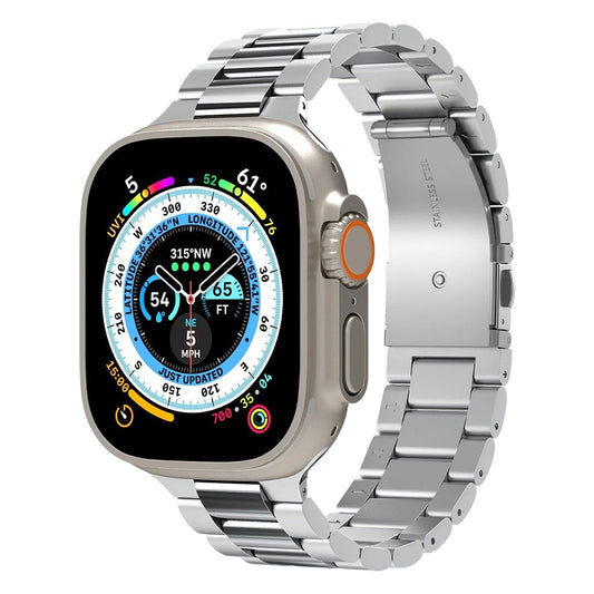 Curea Spigen Modern Fit 316L pentru Apple Watch 49mm / 46mm / 45mm / 44mm / 42mm Series, Argintie AMP06356