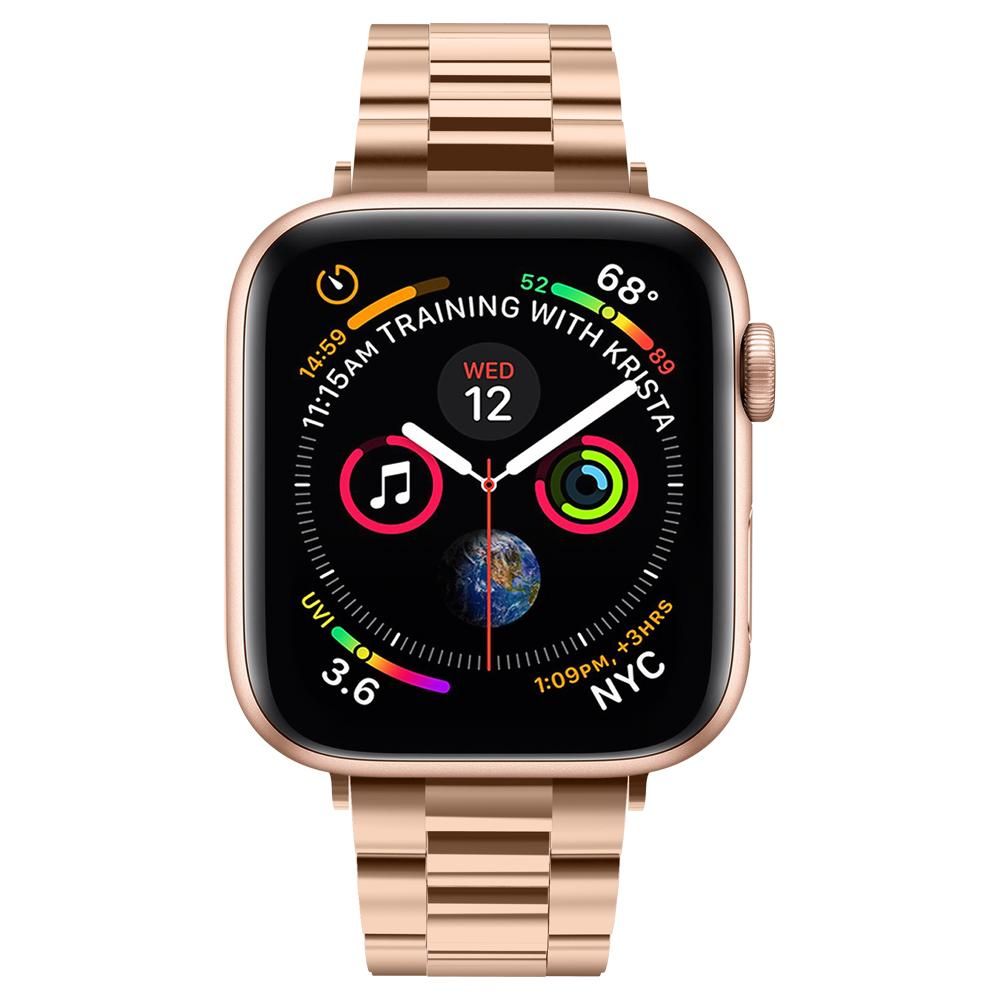 Curea Spigen Modern Fit pentru Apple Watch 42mm / 41mm / 40mm / 38mm Series, Roz Aurie 061MP25944