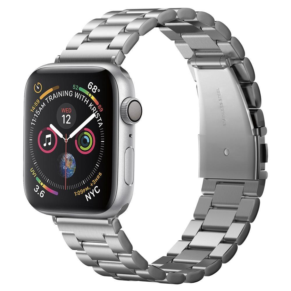 Curea Spigen Modern Fit pentru Apple Watch 49mm / 46mm / 45mm / 44mm / 42mm Series, Argintie