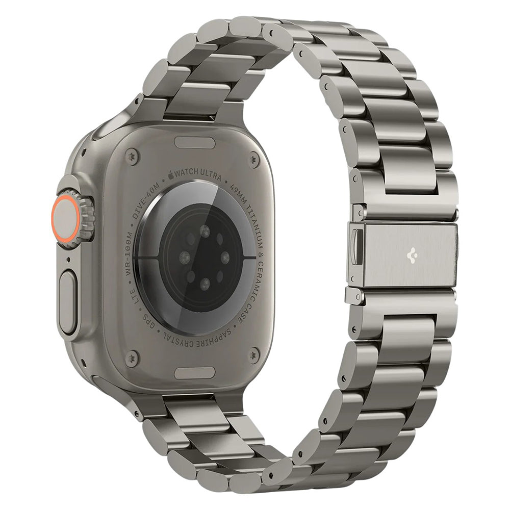 Curea Spigen Modern Fit Titanium pentru Apple Watch 49mm / 46mm / 45mm / 44mm Series, Gri AMP09105