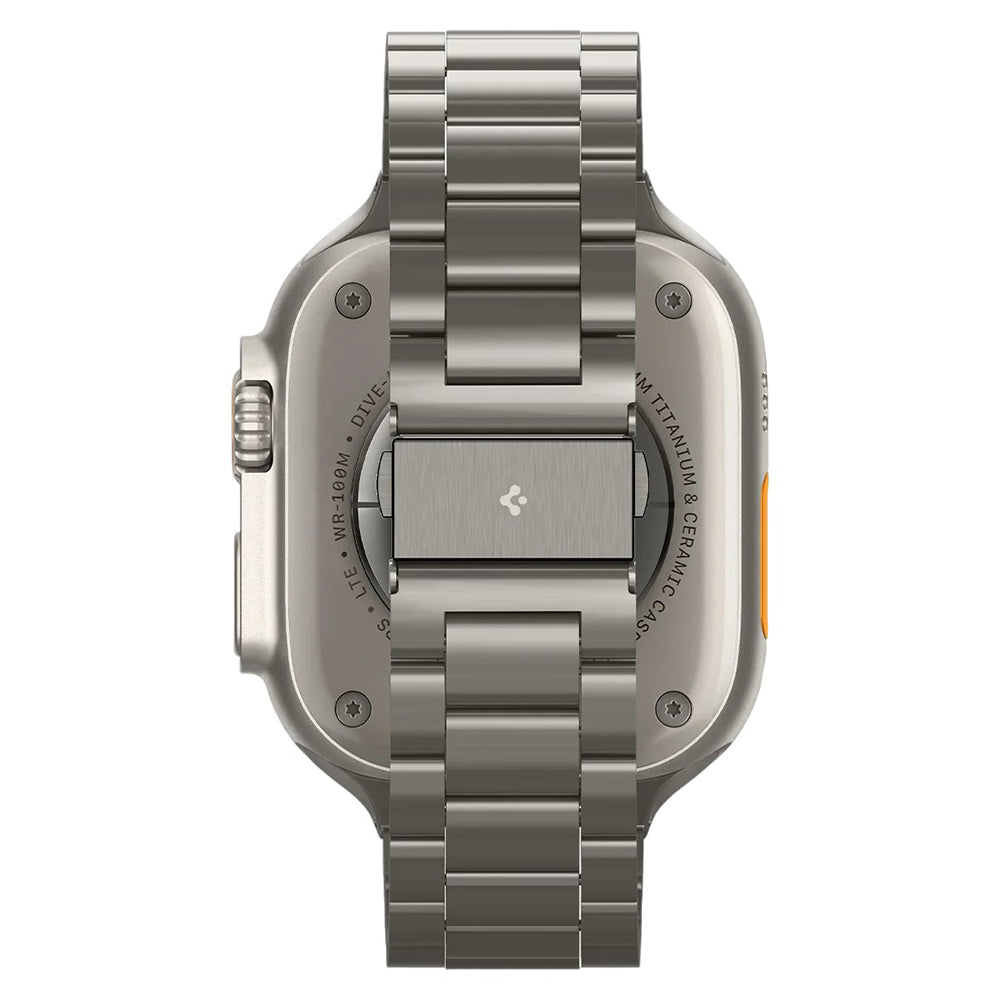 Curea Spigen Modern Fit Titanium pentru Apple Watch 49mm / 46mm / 45mm / 44mm Series, Gri AMP09105