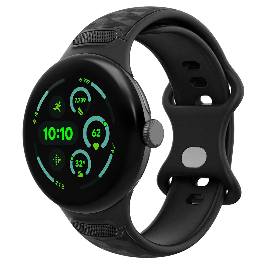 Curea Spigen Parallax pentru Google Pixel Watch 45mm Series, Neagra Mata AMP10192