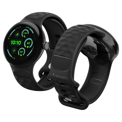 Curea Spigen Parallax pentru Google Pixel Watch 45mm Series, Neagra Mata AMP10192