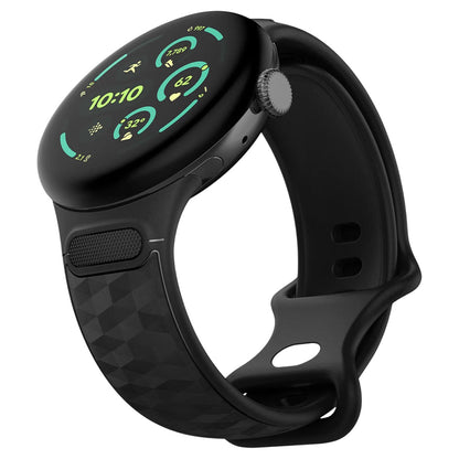 Curea Spigen Parallax pentru Google Pixel Watch 45mm Series, Neagra Mata AMP10192