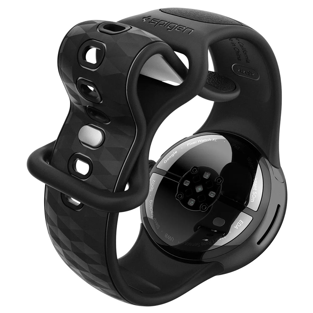 Curea Spigen Parallax pentru Google Pixel Watch 45mm Series, Neagra Mata AMP10192