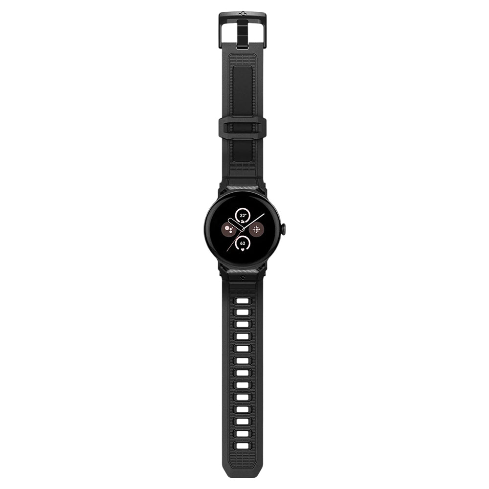 Curea Spigen Rugged pentru Google Pixel Watch 41mm Series, Neagra AMP07556