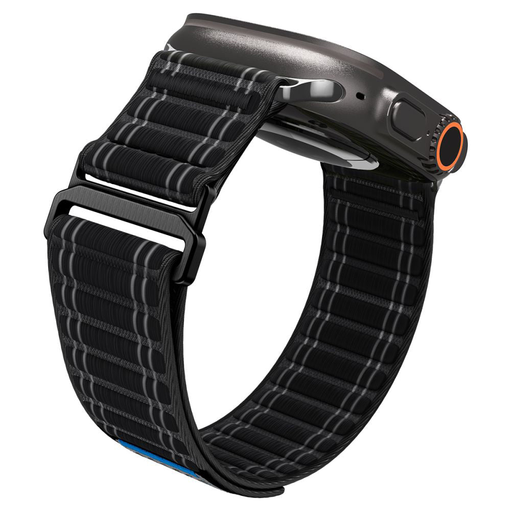 Curea Spigen WBF0 pentru Apple Watch 49mm / 46mm / 45mm / 44mm Series, Neagra AMP10141