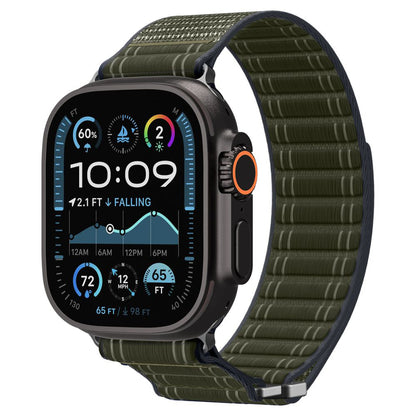 Curea Spigen WBF0 pentru Apple Watch 49mm / 46mm / 45mm / 44mm Series, Verde AMP10142