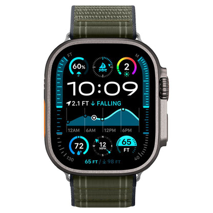 Curea Spigen WBF0 pentru Apple Watch 49mm / 46mm / 45mm / 44mm Series, Verde AMP10142