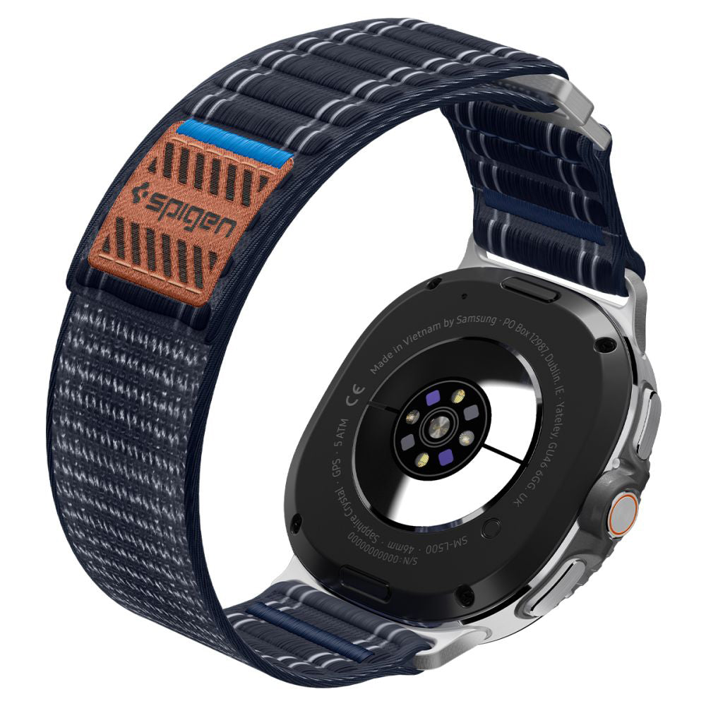 Curea Spigen WBF0 pentru Samsung Galaxy Watch8 / Watch8 Classic Series, Bleumarin