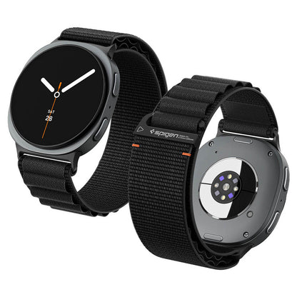 Curea Spigen WBF1 pentru  Samsung Galaxy Watch9 / Watch8 / Watch8 Classic Series, Neagra AMP11607