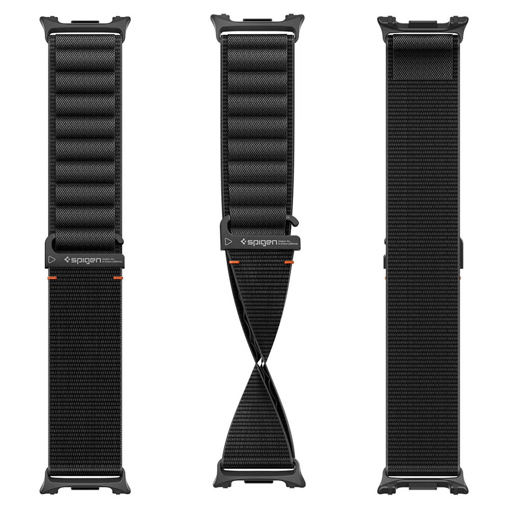 Curea Spigen WBF1 pentru  Samsung Galaxy Watch9 / Watch8 / Watch8 Classic Series, Neagra AMP11607