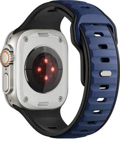 Curea Tech-Protect Iconband Line pentru Apple Watch 49mm / 46mm / 45mm / 44mm Series, Bleumarin