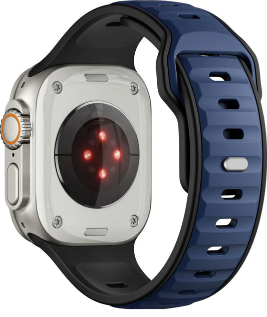 Curea Tech-Protect Iconband Line pentru Apple Watch 49mm / 46mm / 45mm / 44mm Series, Bleumarin