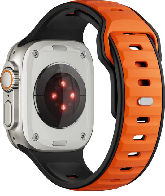 Curea Tech-Protect Iconband Line pentru Apple Watch 49mm / 46mm / 45mm / 44mm Series, Portocalie