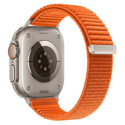 Curea Tech-Protect NylonLoop pentru Apple Watch 49mm / 46mm / 45mm / 44mm Series, Portocalie