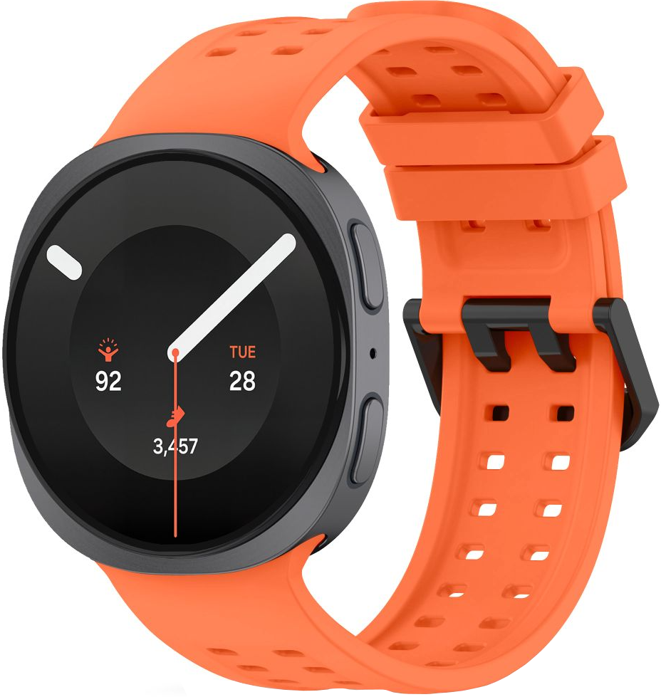 Curea Tech-Protect Silicone Air pentru Samsung Galaxy Watch9 / Watch8 / Watch8 Classic Series, Portocalie