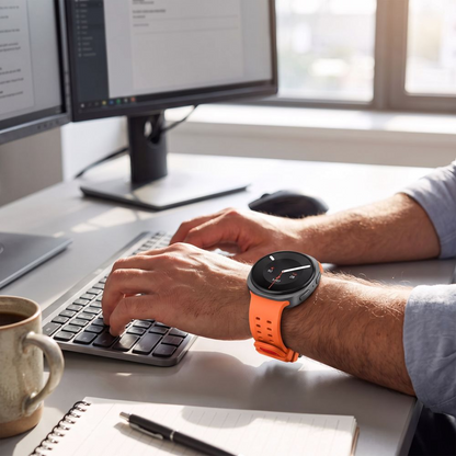 Curea Tech-Protect Silicone Air pentru Samsung Galaxy Watch9 / Watch8 / Watch8 Classic Series, Portocalie