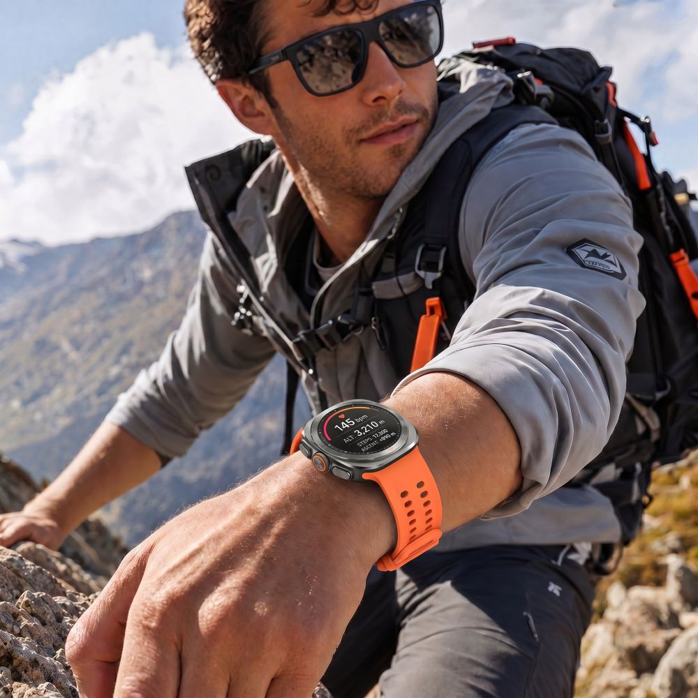 Curea Tech-Protect Silicone Air pentru Samsung Galaxy Watch Ultra Series, Portocalie