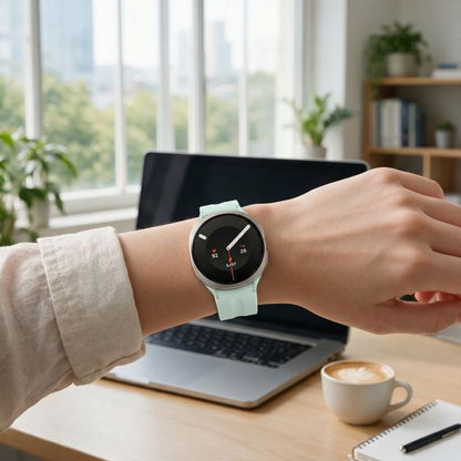 Curea Tech-Protect Silicone Evo pentru Samsung Galaxy Watch9 / Watch8 / Watch8 Classic Series, Verde Menta