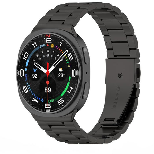 Curea Tech-Protect Stainless pentru Samsung Galaxy Watch8 / Watch8 Classic Series, Neagra