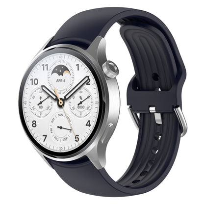 Curea Techsuit W003 pentru Huawei Watch / Xiaomi Watch Series, 22mm, Bleumarin