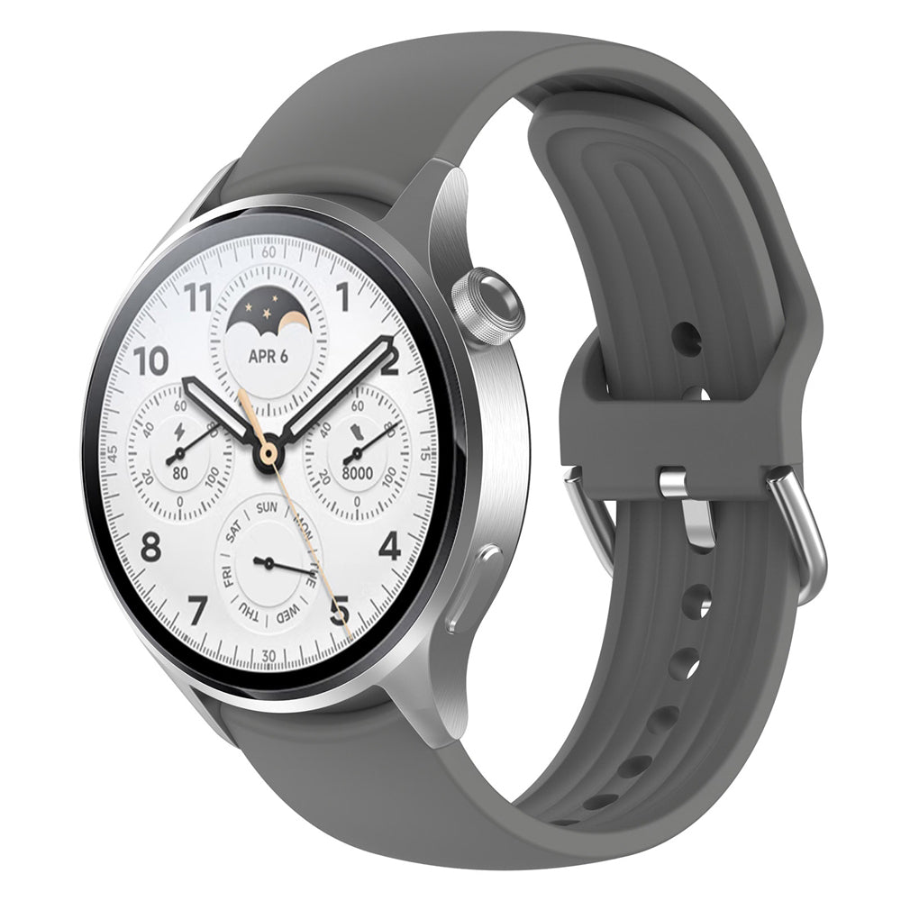 Curea Techsuit W003 pentru Huawei Watch / Xiaomi Watch Series, 22mm, Gri