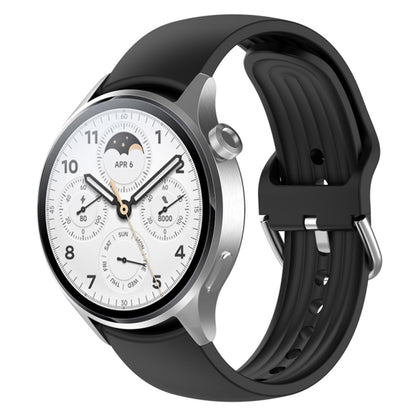 Curea Techsuit W003 pentru Huawei Watch / Xiaomi Watch Series, 22mm, Neagra