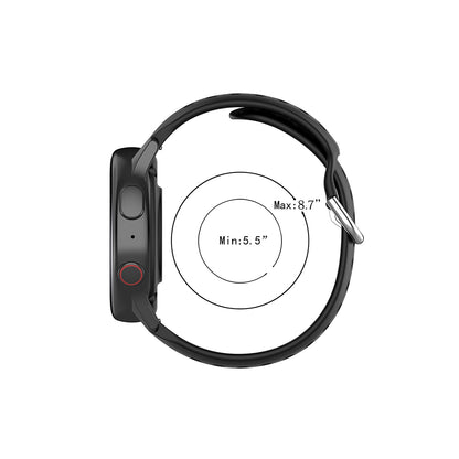 Curea Techsuit W004 pentru Samsung Galaxy Watch / Huawei Watch Series, 20mm, Rosie