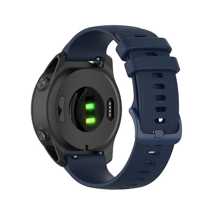 Curea Techsuit W006 pentru Samsung Galaxy Watch / Huawei Watch Series, 22mm, Albastra