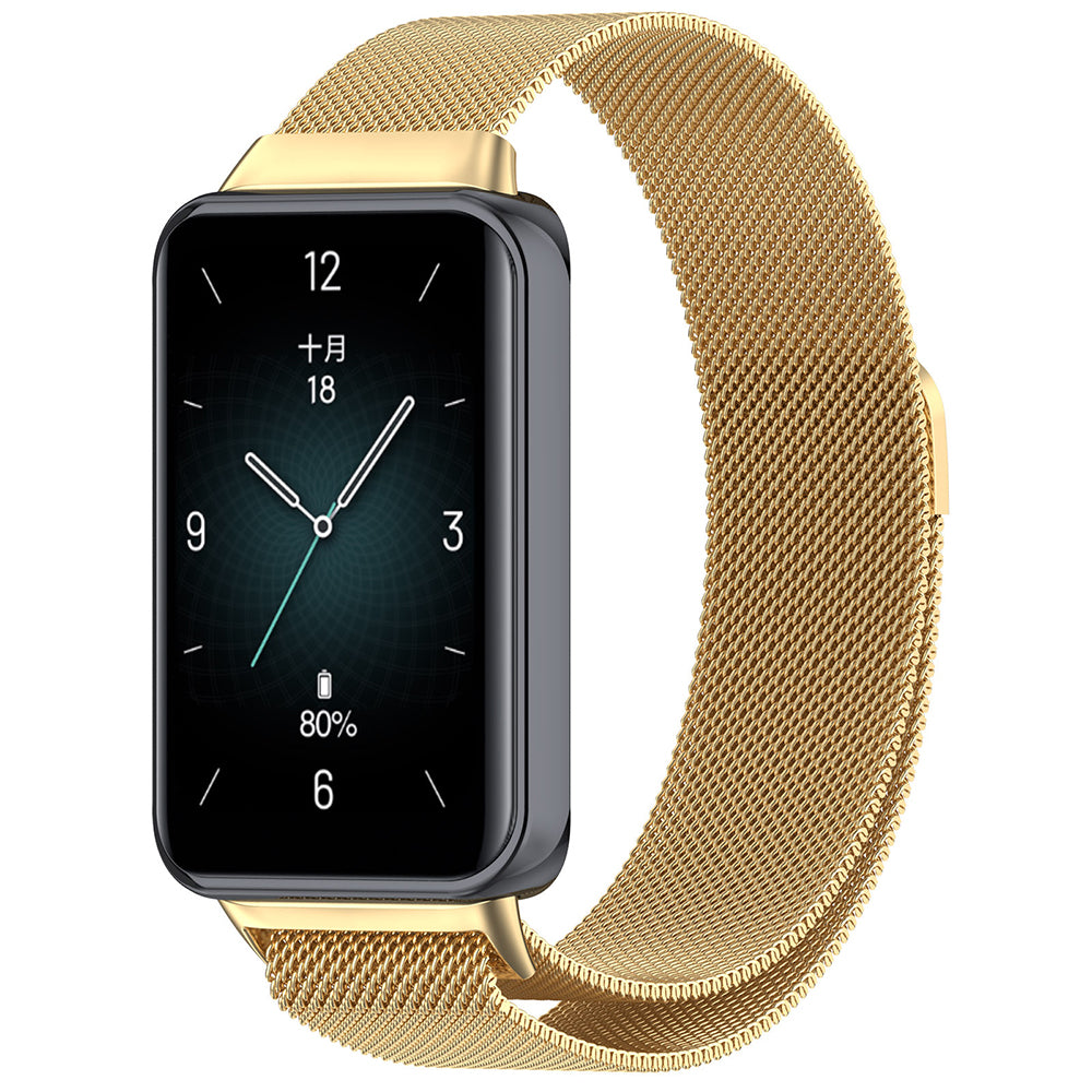 Curea Techsuit W009 pentru Honor Band 9, Aurie
