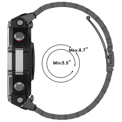 Curea Techsuit W010 pentru Amazfit T-Rex 3, Neagra